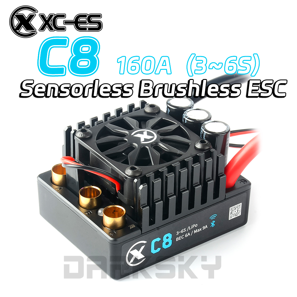 Drone Battery 6S - XC-ESC C8 160A فرش ESC 3-6S