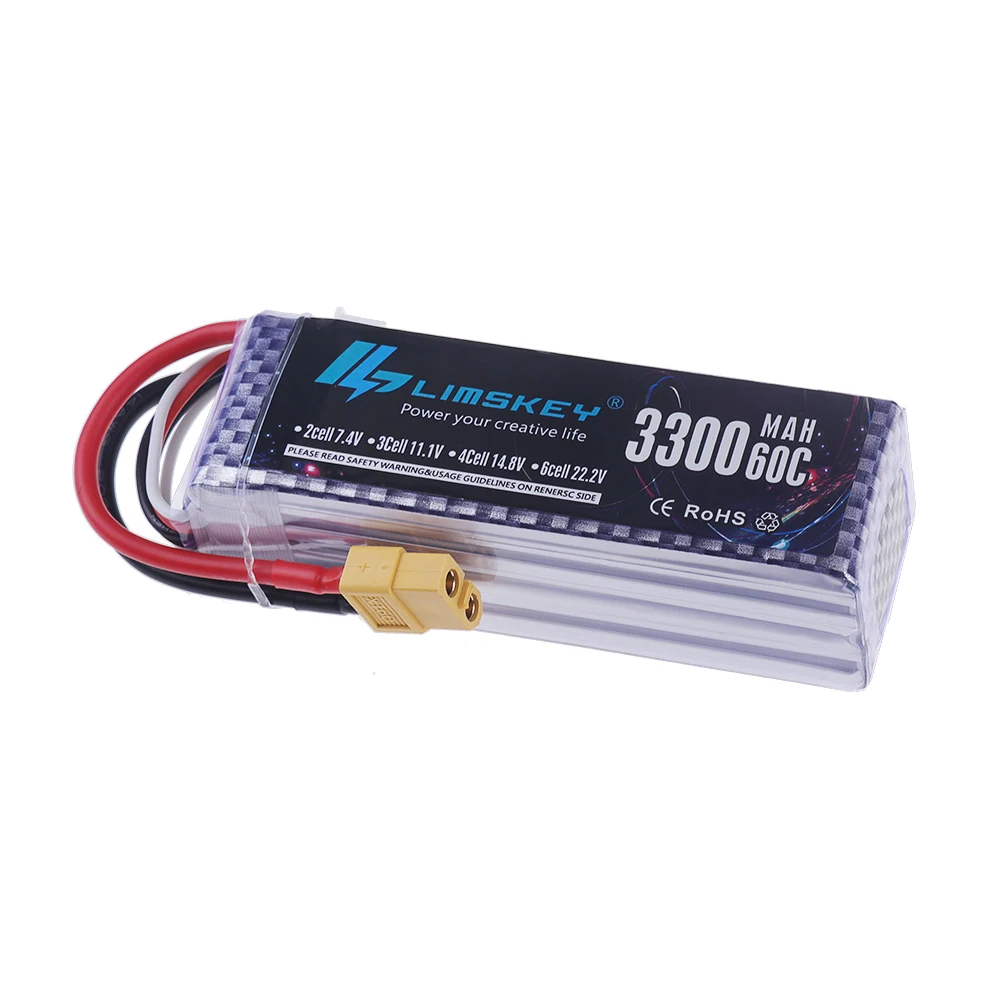 بطارية ليثيوم بوليمر 4S 14.8 ف - مراجعة Drone Battery 4S وسعره