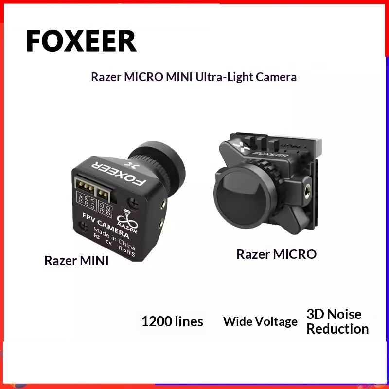 كاميرا FOXEER Razer MICRO خفيف - مراجعة Drone Battery High Voltage وسعره
