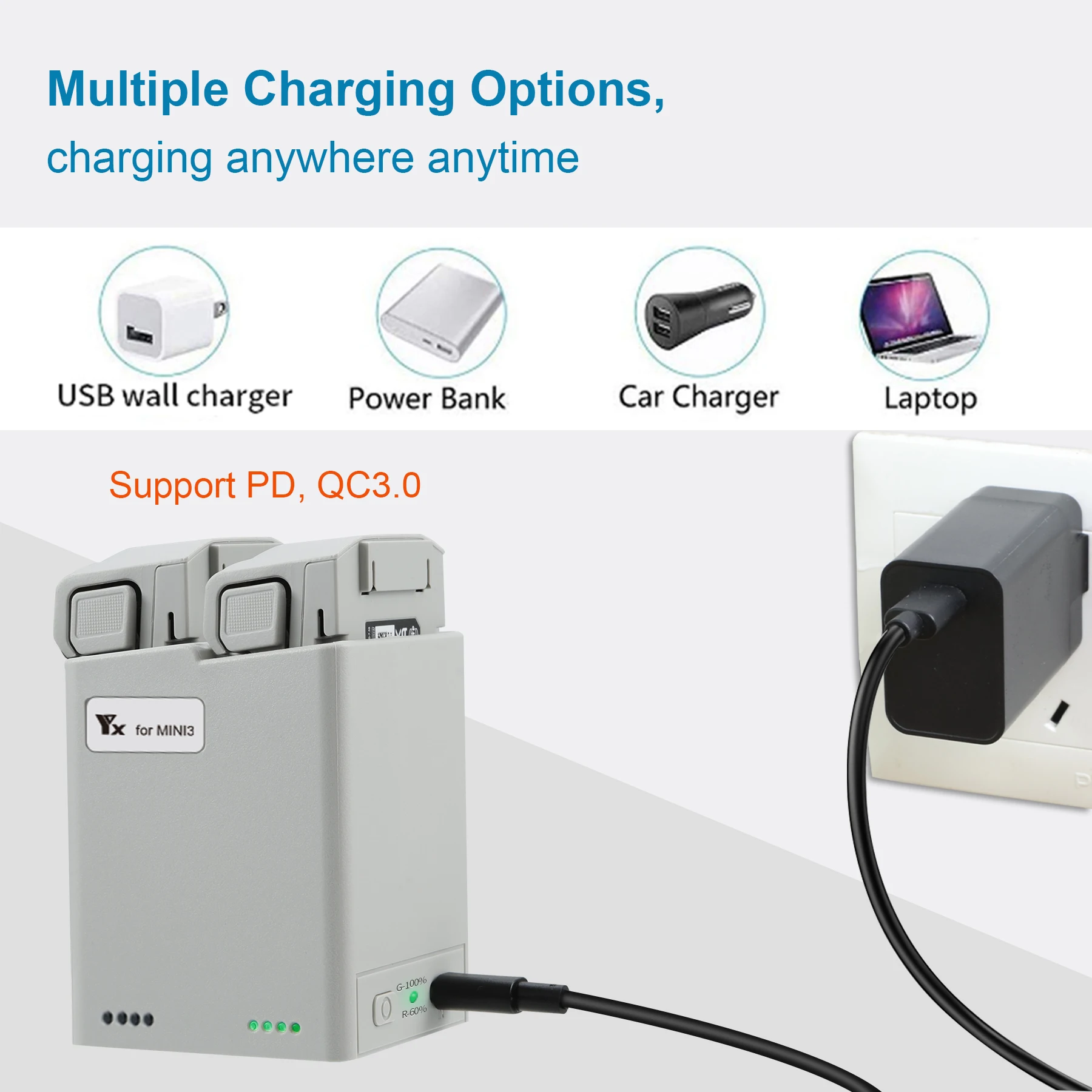 محور شاحن لبطارية الطائرات بدو - مراجعة Drone Battery Balance Charger وسعره