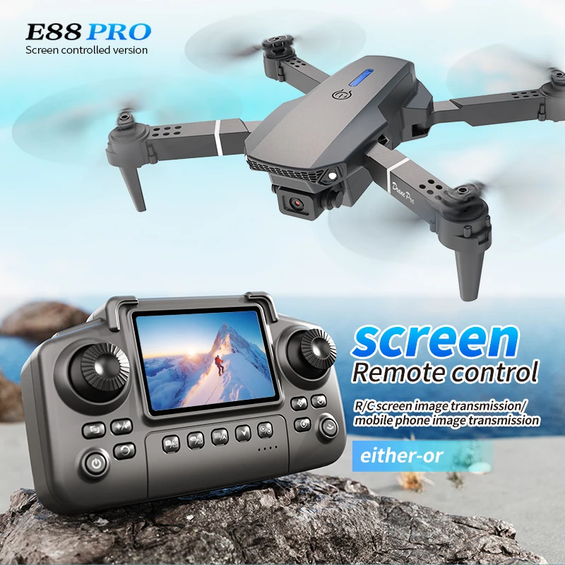 طائرة بدون طيار احترافية E88 P - مراجعة Drone Battery Case وسعره