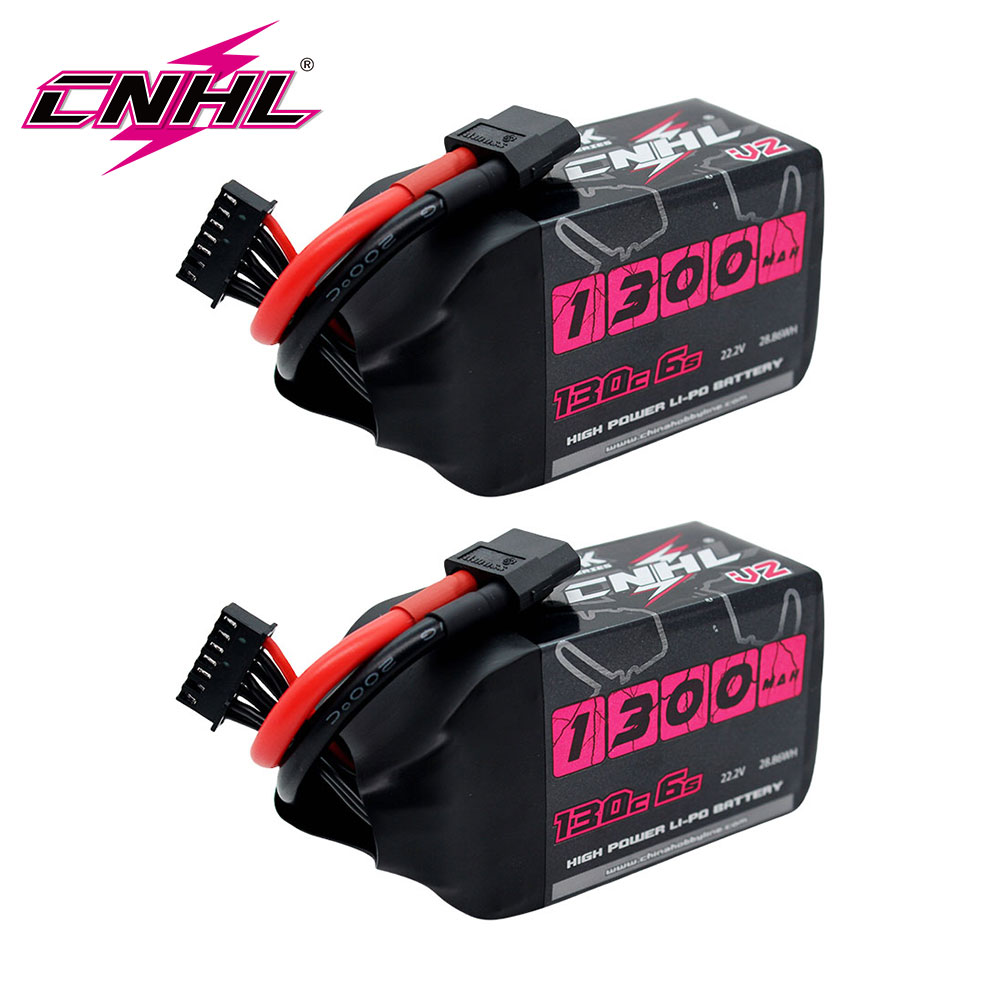 بطاريتان CNHL 6S 22.2V ليثيوم  - مراجعة Drone Battery 6S وسعره
