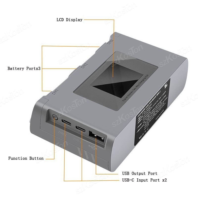 ل DJI Mavic Mini 2/SE Mini 4K  - مراجعة Drone Battery Balance Charger وسعره