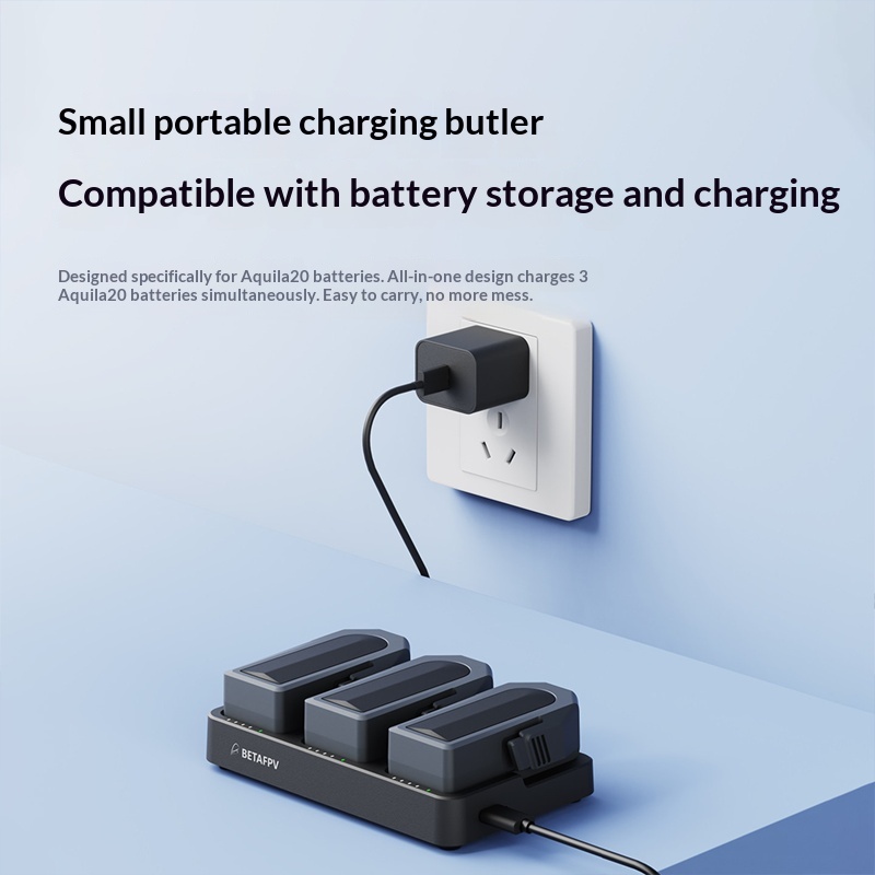 شاحن بطارية BETAFPV Aquila20 F - مراجعة Drone Battery Charger وسعره