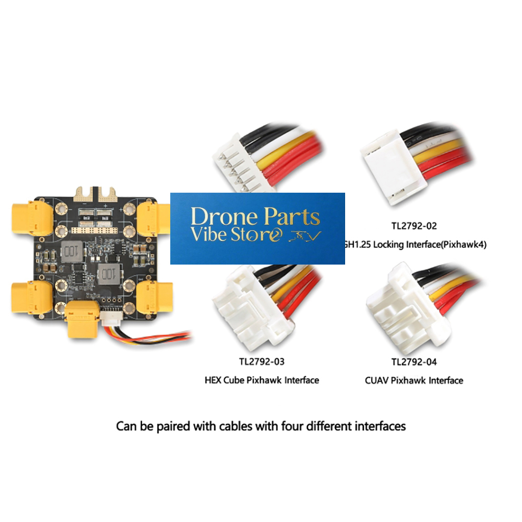 لوحة توزيع طاقة طائرات درون تا - مراجعة Drone Battery High Voltage وسعره