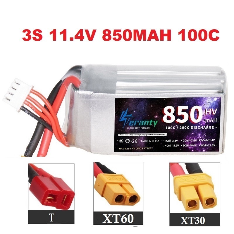 1/2/3 قطعة TERANTY 3S 11.4 فول - مراجعة Drone Battery Lipo وسعره